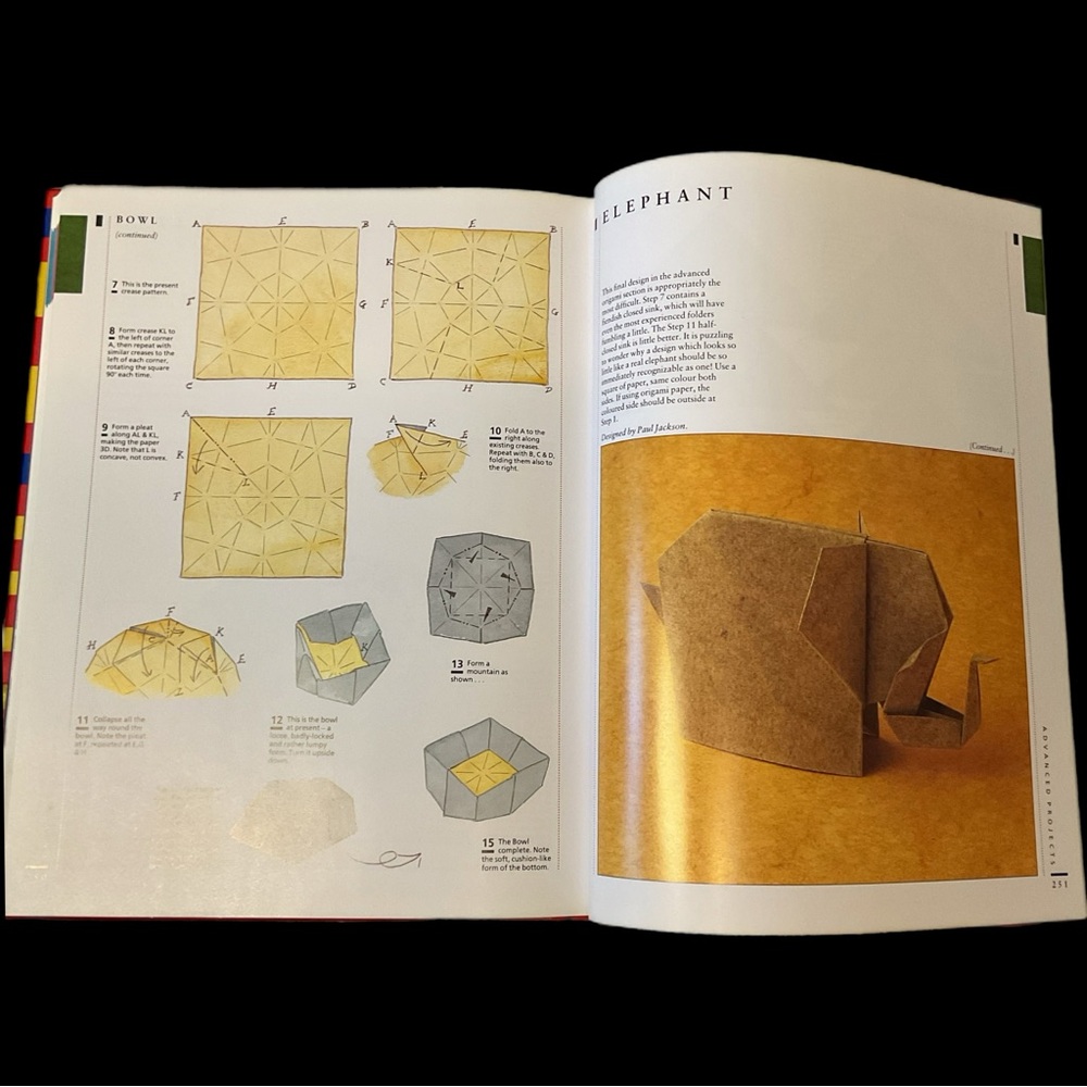 The Ultimate Papercraft and Origami Book by Paul Jackson Hardcover Coffee Table - Picture 12 of 15